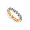 Image 1 : Tanzanite Eternity Band : 14K Yellow Gold - 2.00 CT TGW