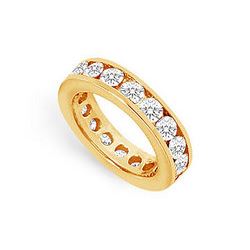 Diamond Eternity Band : 14K Yellow Gold - 3.00 CT Diamonds