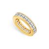 Image 1 : Diamond Eternity Band : 14K Yellow Gold - 3.00 CT Diamonds