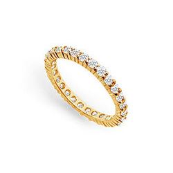 Diamond Eternity Band : 18K Yellow Gold – 1.00 CT Diamonds