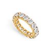 Image 1 : Diamond Eternity Band : 18K Yellow Gold – 5.00 CT Diamonds