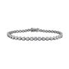 Diamond Tennis Bracelet : 14K White Gold – 1.00 CT Diamonds