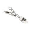 Image 1 : Stainless Steel Miami Dolphins Dangle Logo Bracelet - 8 Inch