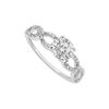 Image 1 : Semi Mount Engagement Ring In 14K White Gold With 0.25 CT Diamonds Not Included Center Diamond