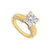 Diamond Engagement Ring : 14K Yellow Gold - 1.00 CT Diamonds