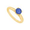 Image 1 : Sapphire Ring : 14K Yellow Gold - 1.00 CT TGW