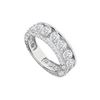 Image 1 : Diamond Channel Set Eternity Wedding Band 14K White Gold 4.15 CT Diamonds