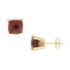 Image 1 : Garnet Earrings : 14K Yellow Gold - 1.66 CT TGW