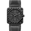 Image 1 : Bell  Ross  Aviation  BR 01-92 Carbon Fiber Phantom  Men Watch