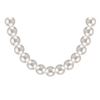 Akoya Cultured Pearl Necklace : 14K White Gold – 11 MM