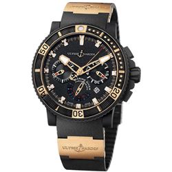 Ulysse Nardin  Maxi Marine Diver Black Sea Chronograph  Men Watch