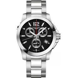 Longines  Conquest Quartz Chronograph  Men Watch
