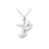 Image 1 : Sterling Silver Charm Hummingbird Pendant