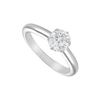 Image 1 : Diamond Solitaire Ring : 18K White Gold – 1.25 CT Diamond