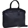 Image 1 : Ostrich And Croco Fusion Large Satchel