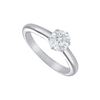 Image 1 : Diamond Solitaire Ring : Platinum – 1.00 CT Diamond
