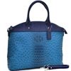 Image 1 : Ostrich And Croco Fusion Large Satchel