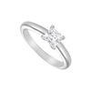Image 1 : Diamond Solitaire Ring : 18K White Gold – 0.75 CT Diamond