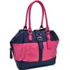 Image 1 : Dasein(R) Two Tone Mesh Panel Winged Satchel Bag