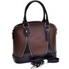 Image 1 : Dasein(R) Women's Zipper Deco Two-Tone Satchel