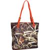 Image 1 : Dasein(R) Classic Square Camouflage Tote Bag With Belted Straps In Realtree(R) Camo With Faux Croc-O