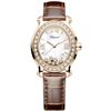 Image 1 : Chopard  Happy Sport Oval 7 Floating Diamonds  Women Watch