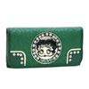 Image 1 : Betty Boop Checkbook Wallet W/ Touch Of Gold & Rhinestone Accents - Green