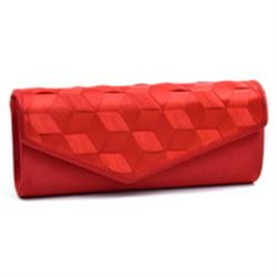 Woven Ribbon Evening Clutch