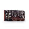 Image 1 : Mossy Oak (R) Rhinestone Studded Camouflage Checkbook Wallet With Orange Interior