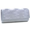 Image 1 : Pleated Rhinestone Sparkle Clutch