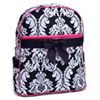 Image 1 : Damask Printed Quilted Backpack