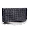 Image 1 : Soft Rhinestone Embellished Clutch