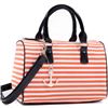 Image 1 : Anchor Canvas Striped Satchel Bag With Removable Shoulder Strap