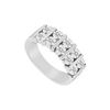 Image 1 : Diamond Wedding Band : 14K White Gold - 0.33 CT Diamonds