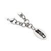 Image 1 : Stainless Steel Seattle Seahawks Dangle Logo Bracelet - 8 Inch