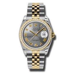 Rolex  Datejust 36 Yellow Gold  Diamonds  Women Watch
