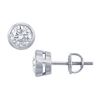 Image 1 : Platinum : Round Diamond Stud Earrings – 1.50 CT. TW.