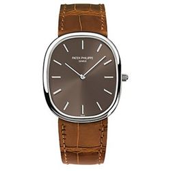 Patek Philippe  Golden Ellipse  White Gold  Men Watch