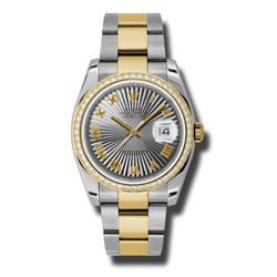 Rolex  Datejust 36 Yellow Gold  Diamonds  Women Watch