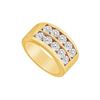 Image 1 : Diamond Row Ring : 14K Yellow Gold - 2.00 CT Diamonds