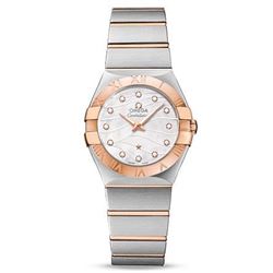 Omega  Constellation Brushed Quartz 27Mm  Women Watch
