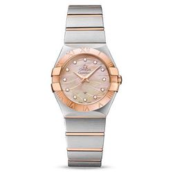 Omega  Constellation Brushed Quartz 27Mm  Women Watch