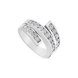 Diamond Ring : 14K White Gold - 1.00 CT Diamonds