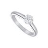 Image 1 : Diamond Solitaire Ring : Platinum – 0.50 CT Diamond