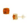 Image 1 : Citrine Earrings : 14K Yellow Gold - 2.25 CT TGW