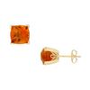 Image 1 : Citrine Earrings : 14K Yellow Gold - 1.33 CT TGW