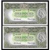 Image 1 : Australia, QEII, One Pound, Coombs/Wilson, 1961, (R.34b)