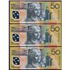 Image 2 : Australia, QEII, Fifty Dollars, Stevens/Henry, 2007-08, (R.521a-R.521b)