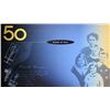 Image 1 : Australia, Fifty Dollar Uncut Banknote Folder, Block of Four, Black Serials, 1999