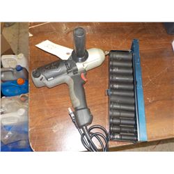 PRO POINT 1/2" IMPACT GUN &12PC IMPACT SOCKETS